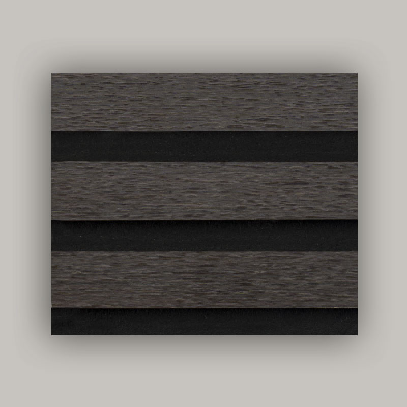 Pannello a griglia per parete/parete acustica (rivestito in PVC su un lato) – Grana legno / Grana pietra / Tinta unita 2400/2700 mm x 600 mm