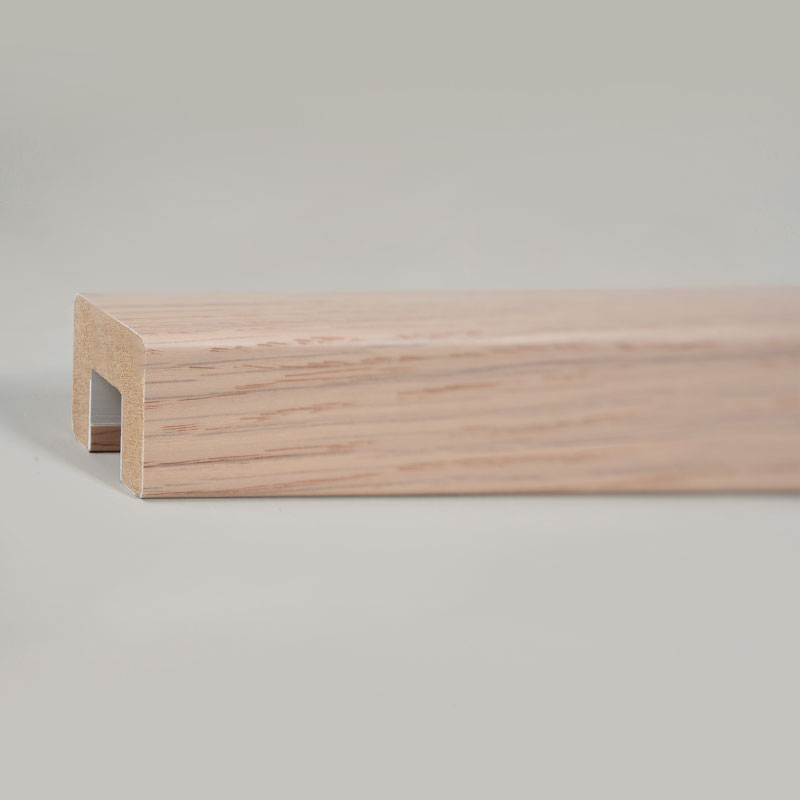 Corrimano per scale in legno massello (avvolto in PVC) - Colore rovere 1 1/6